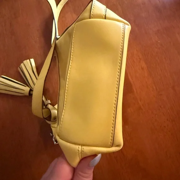 Coach Legacy Mini Duffle Crossbody Bag in Lemon Yellow - Picture 3 of 10
